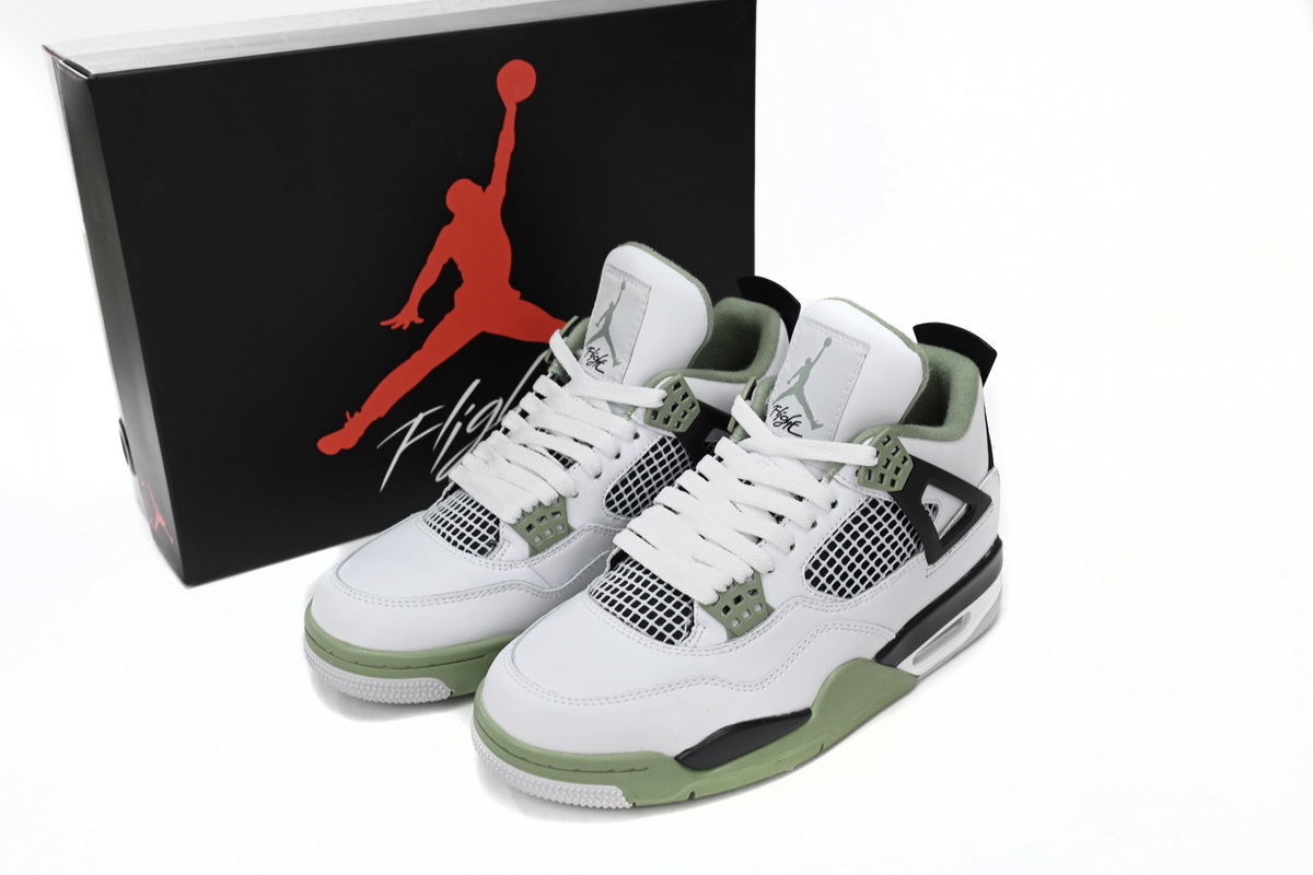 Air Jordan 4 WMNS Oil Green AQ9129-103
