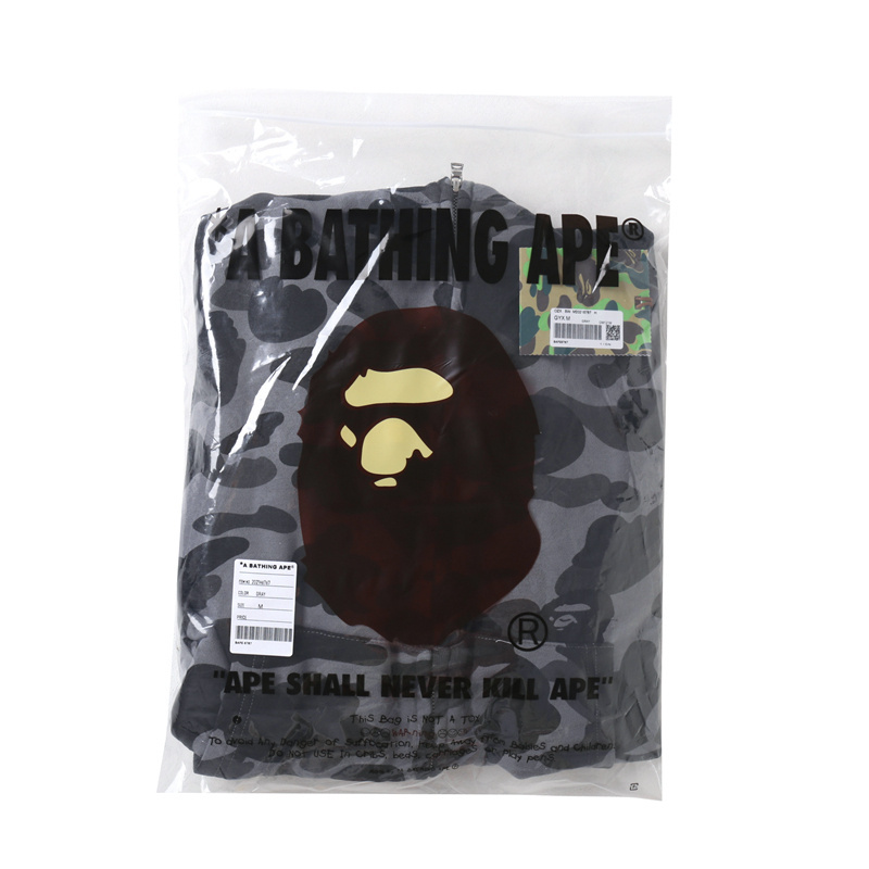 BAPE Color Camo Shark Zip Hoodie Black