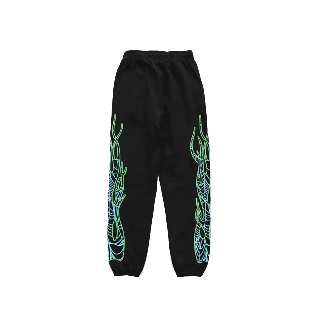 Sp5der x 999 Club × Spider Worldwide Juice WRLD Puff Print Sweatpants