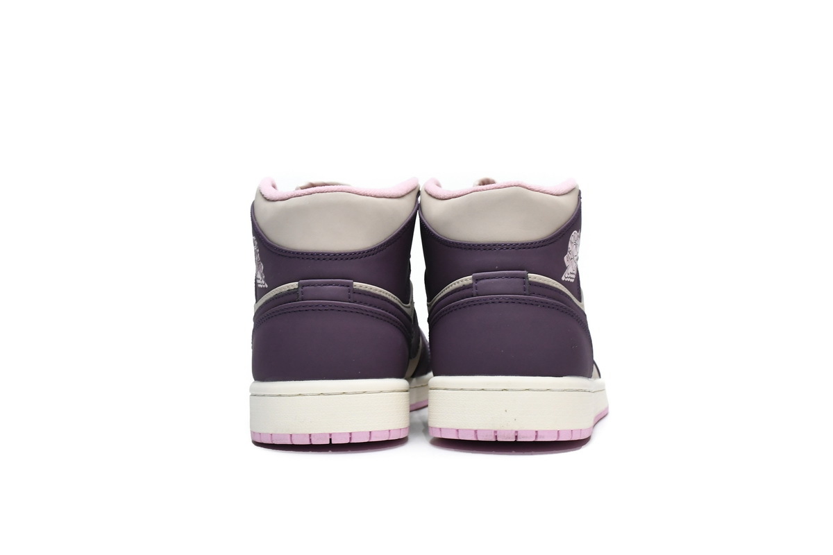 Air Jordan 1 Mid GS Pro Purple 555112-500