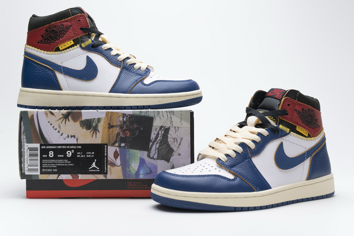 Jordan 1 Retro High Union Los Angeles Blue Toe BV1300-146