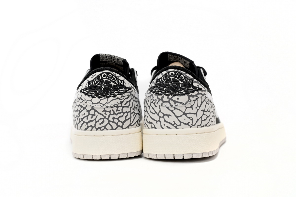 Travis Scott x Air Jordan 1 Low Black Gray Burst CZ0858-001