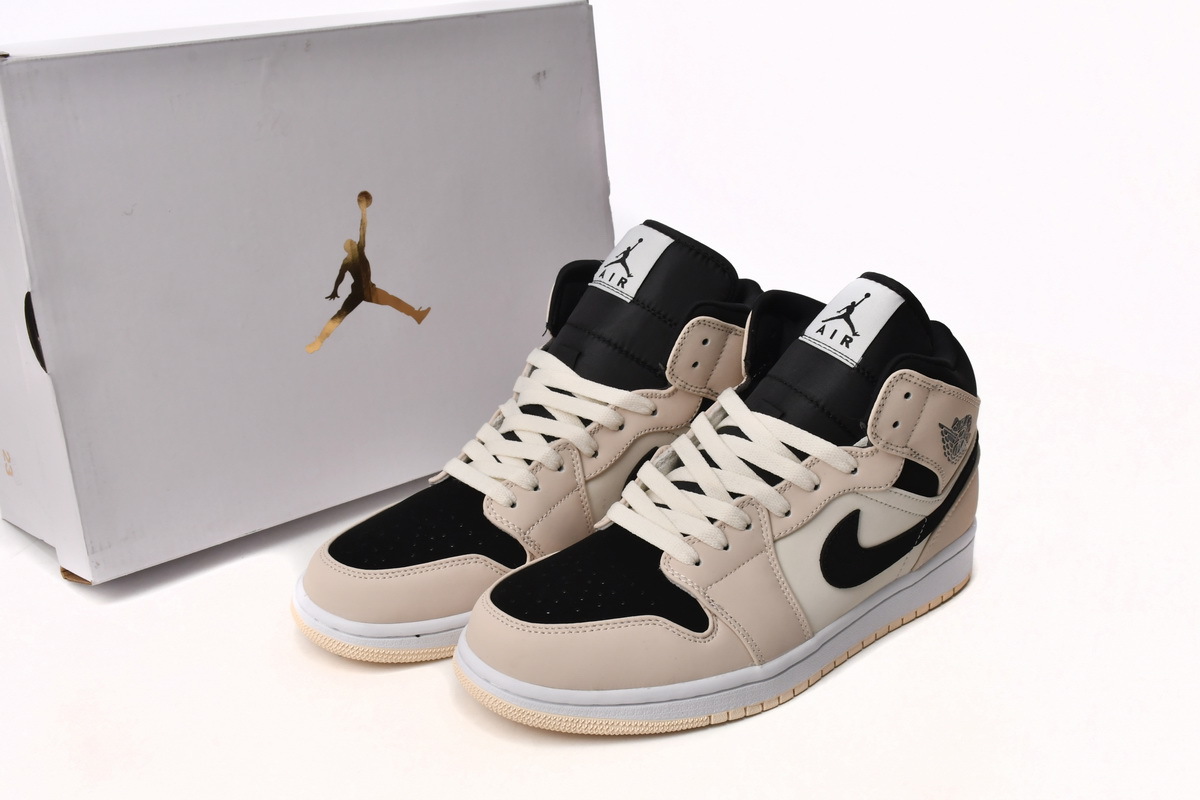Jordan 1 Mid Barely Orange Light Violet (Women's) BQ6472-800
