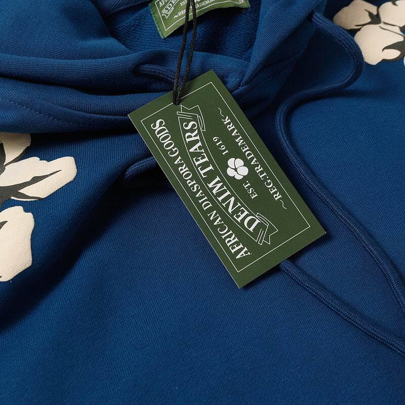 Denim Tears Cactus Tears Wreath Hoodie Blue