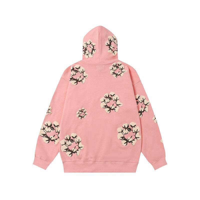 Denim Tears Cactus Tears Wreath Hoodie Pink