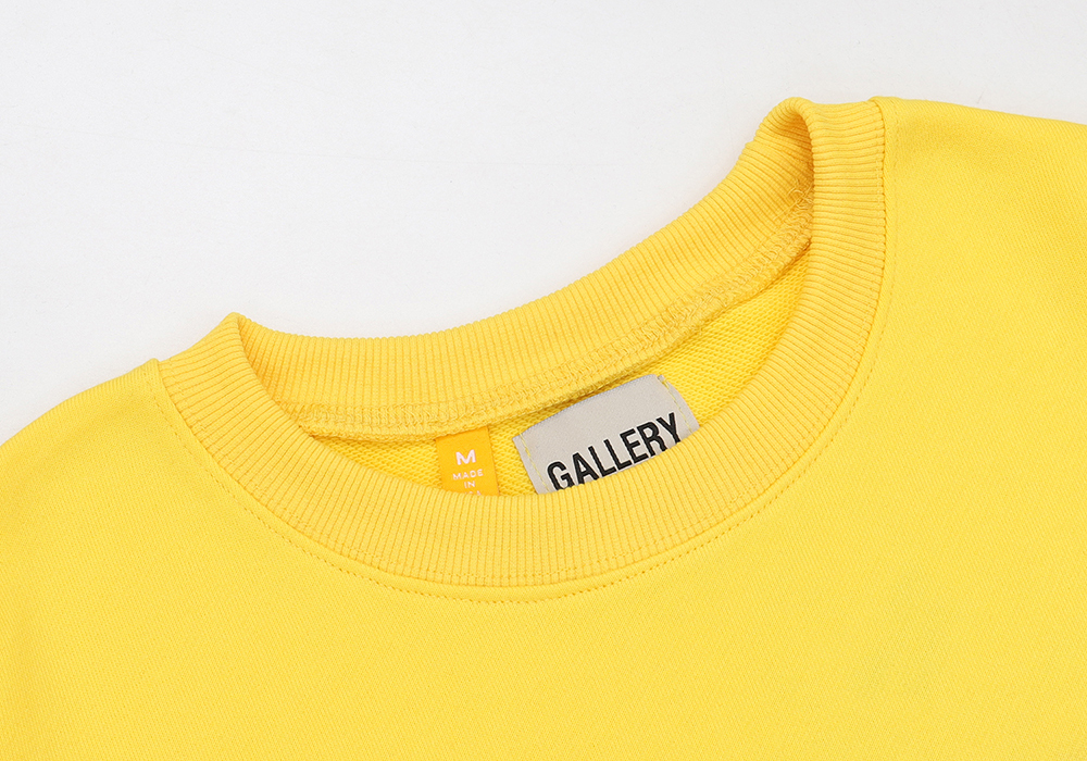 Gallery Dept Hoodie Art That Kills CREWNECK Yellow Black