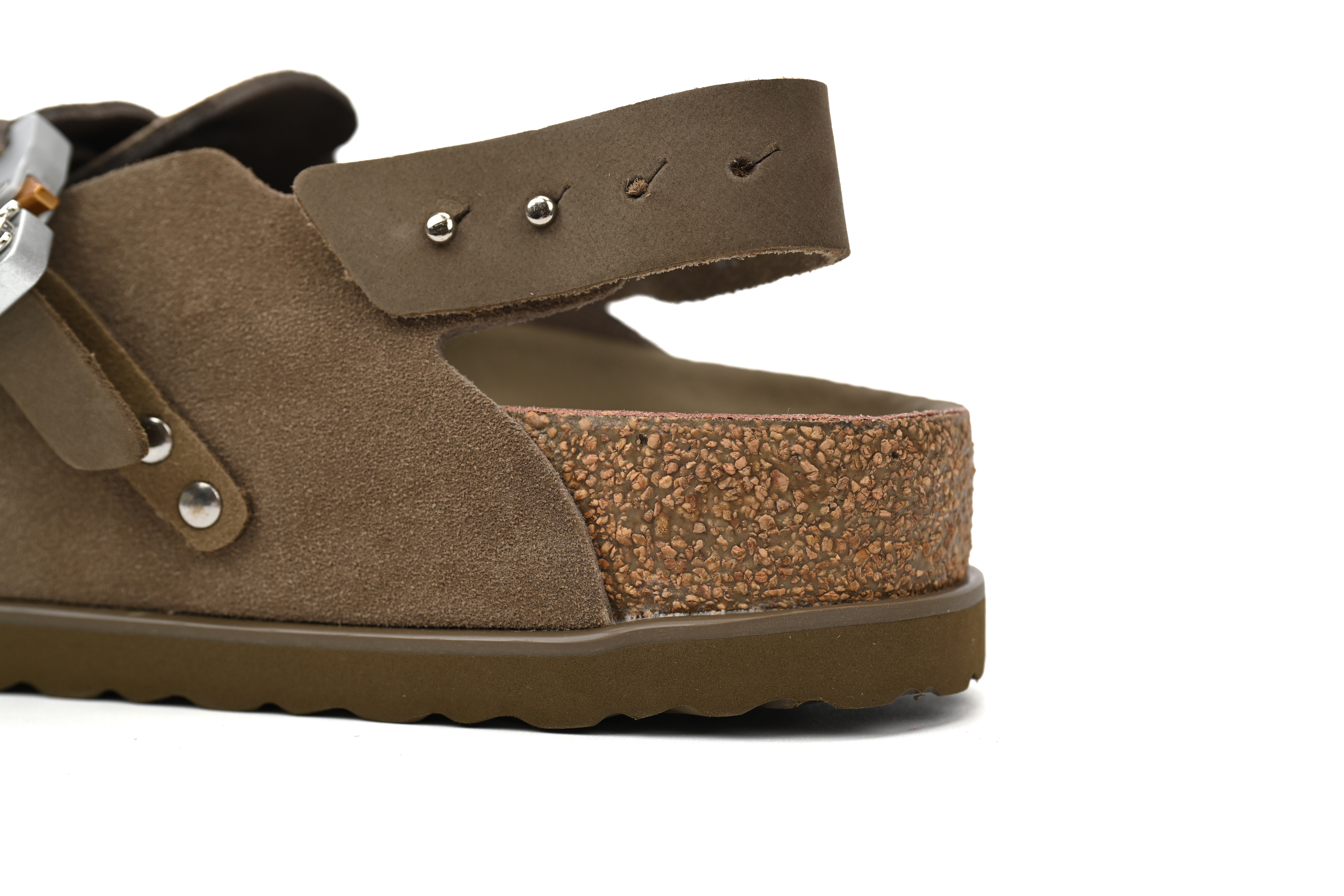 Dior by Birkenstock Mule Tokio Khaki Nubuck Calfskin 3SA116ZSD_H620