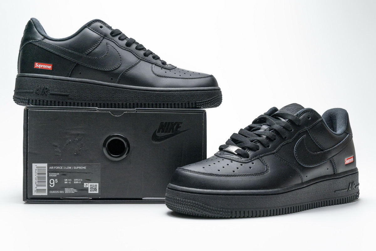S x Air Force 1 Low Black CU9225-001