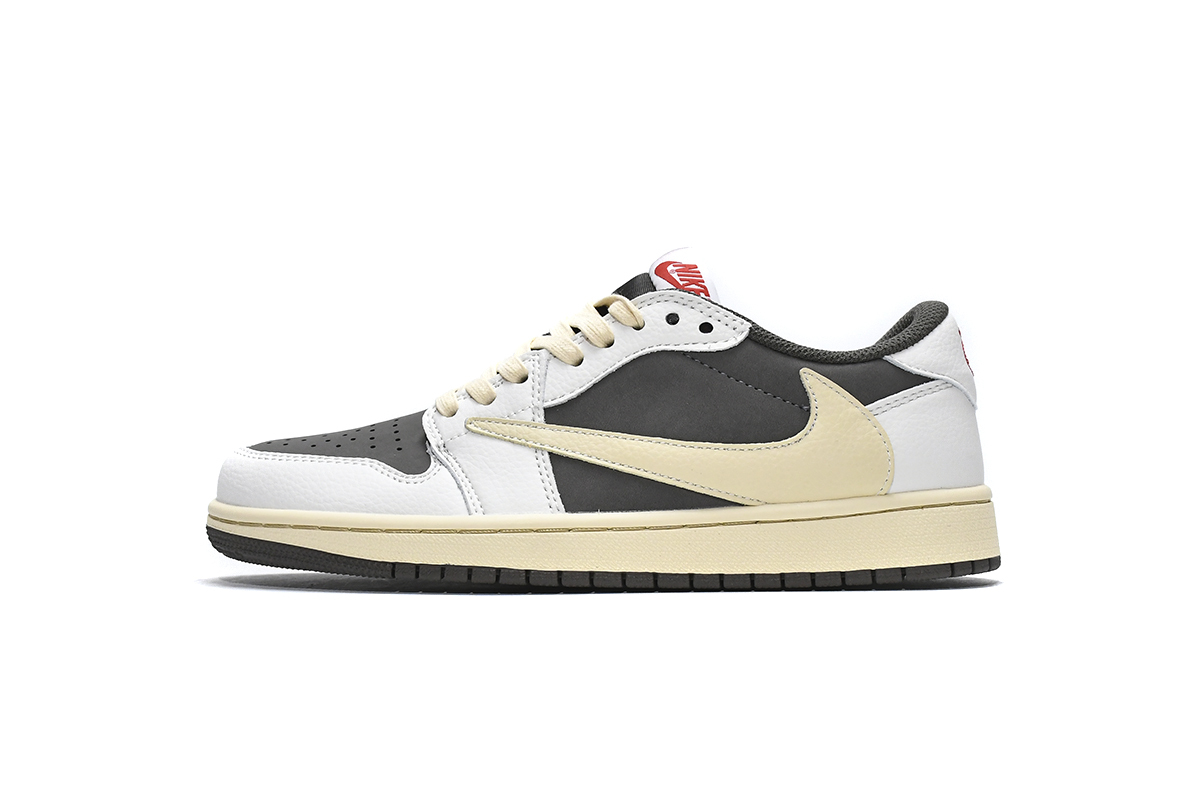 Travis Scott x Air Jordan 1 Low White Brown Barb DM7866-162