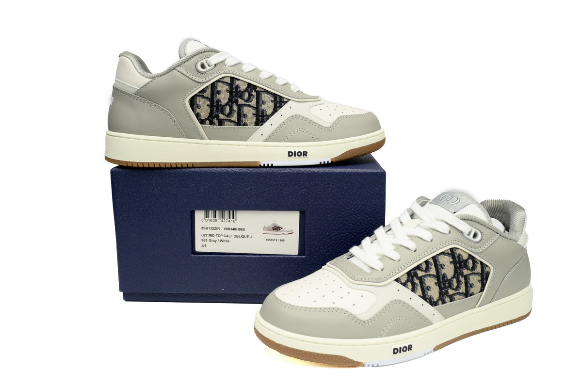 Dior B27 Low Oblique Galaxy Grey Gum