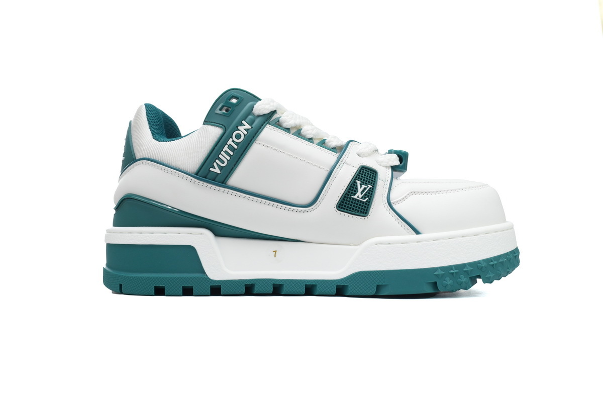 Louis Vuitton Trainer Maxi Sneaker White Green