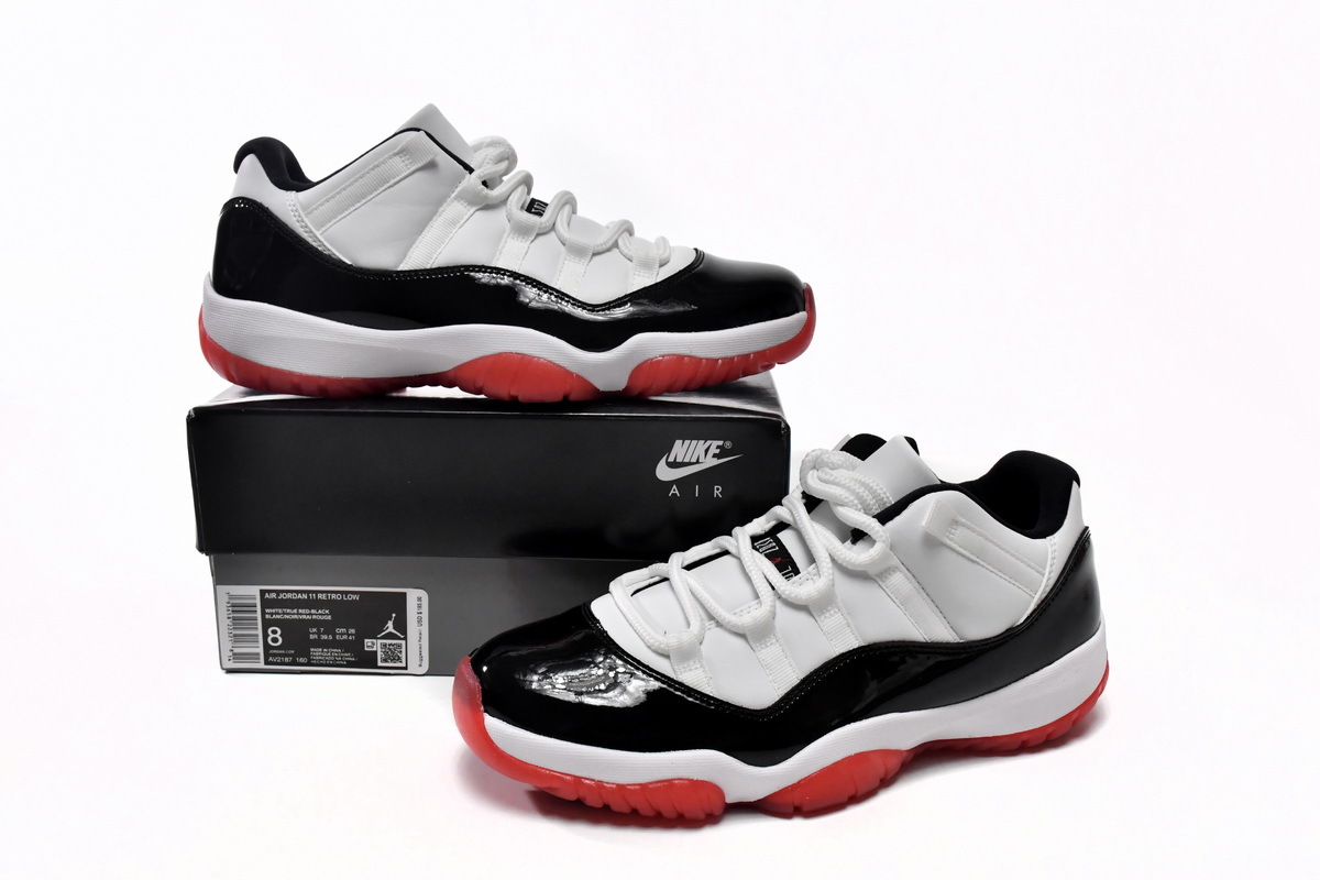 Air Jordan 11 Retro Low Concord Bred AV2187-160