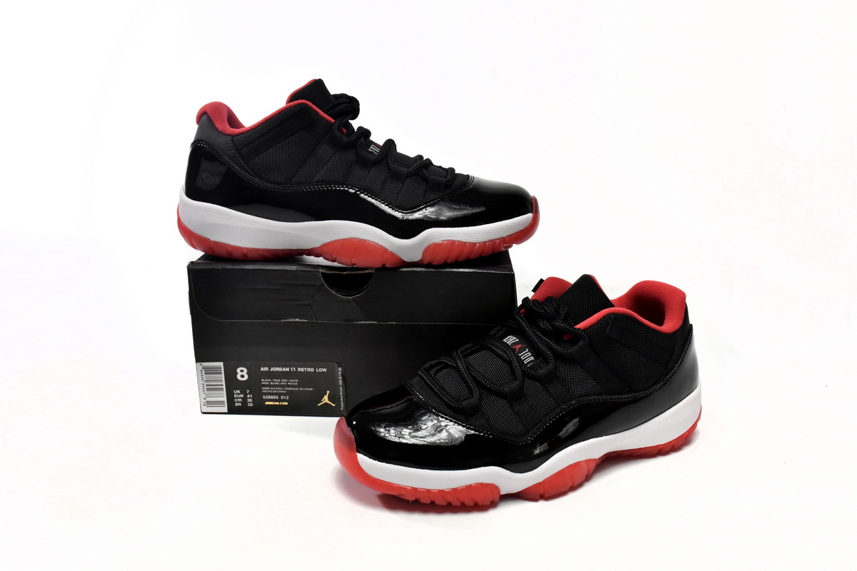 Air Jordan 11 Retro Low Bred 528895-012