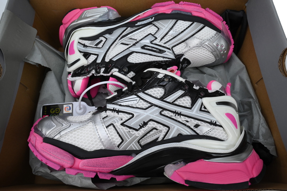 Balenciaga Runner Silver Red 677402 W3RB2 9155