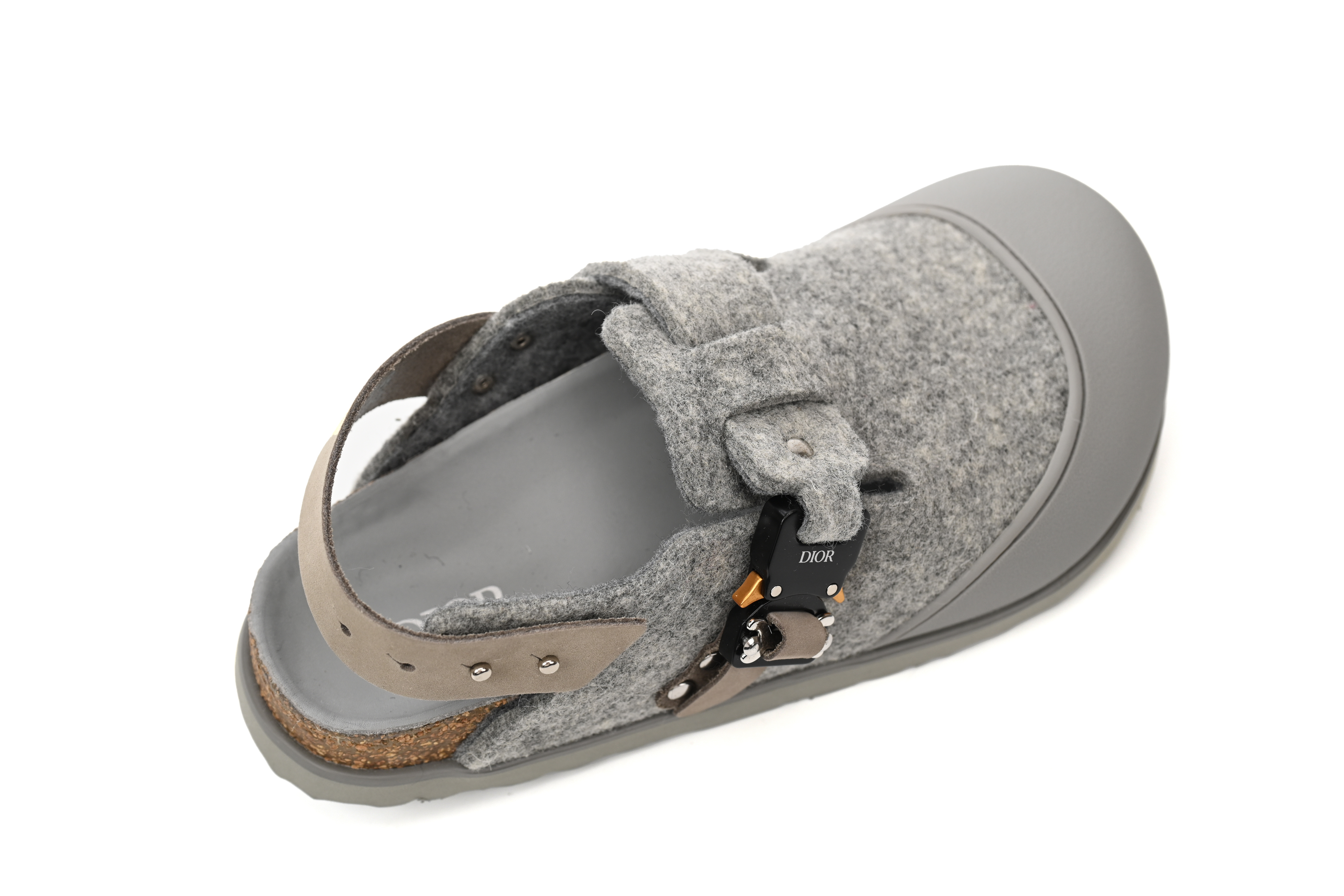 Dior by Birkenstock Tokio Mule Grey