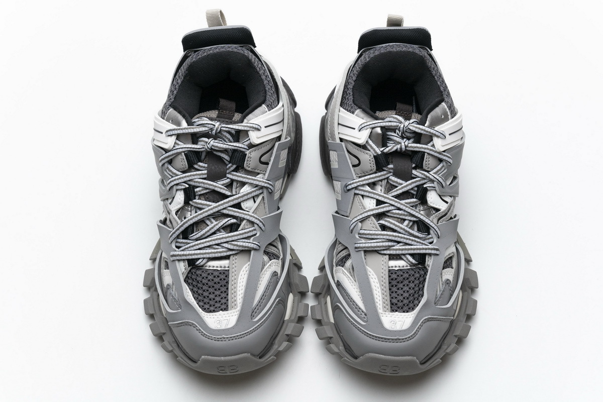 Balenciaga Track Tess S Grey LED Light 555032 W1GB7 1214