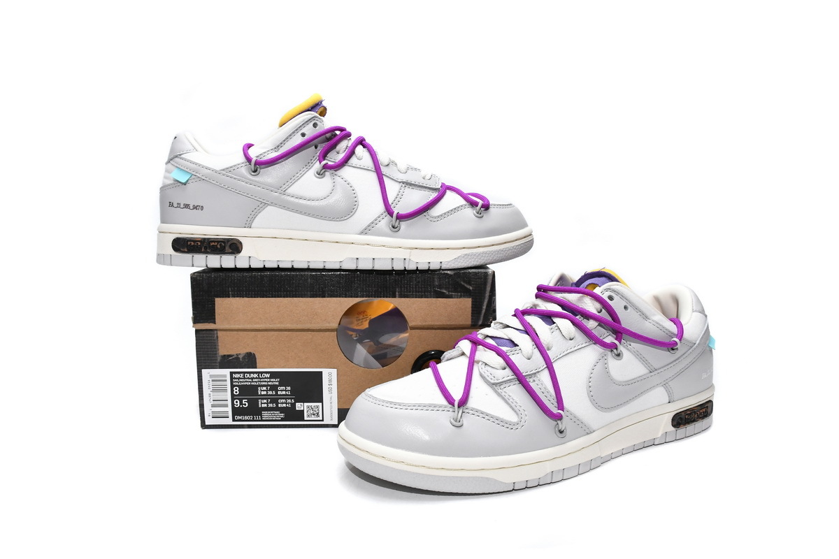 OFF WHITE x Nike Dunk SB Low The 50 NO.28 DM1602-111