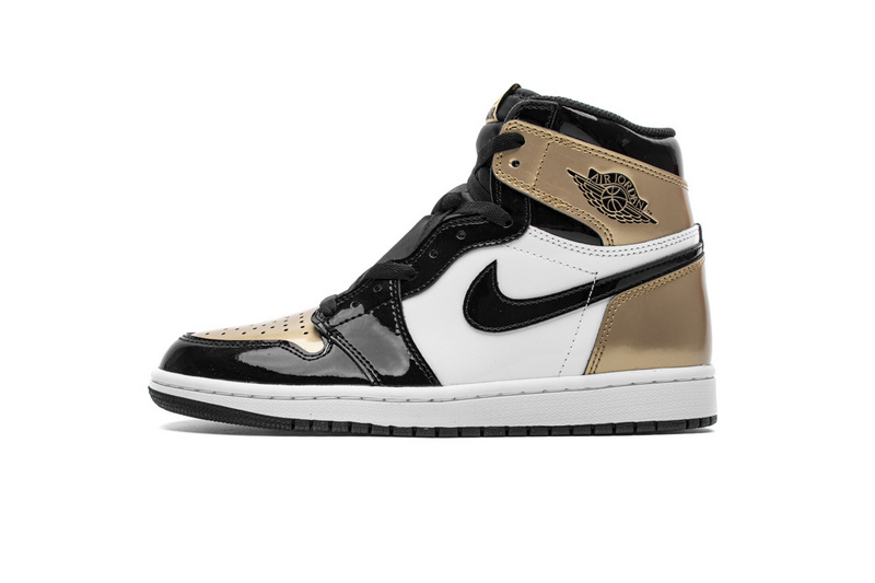 Jordan 1 Retro High NRG Patent Gold Toe 861428-007