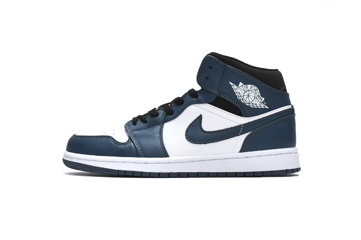 Air Jordan 1 Mid Dark Teal 554724-411