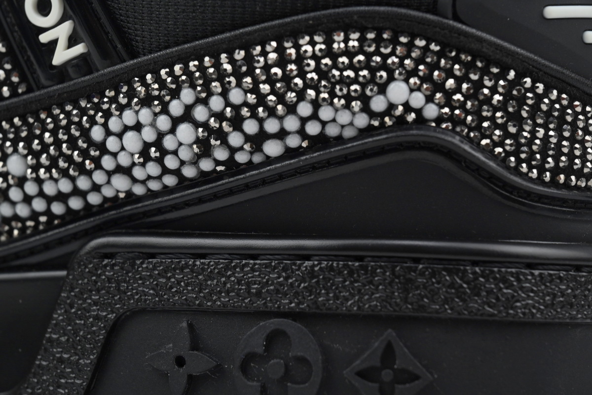 Louis Vuitton Trainer Maxi Black Swarovksi Crystals