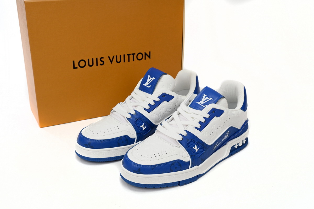 Louis Vuitton White Blue 1AANEV