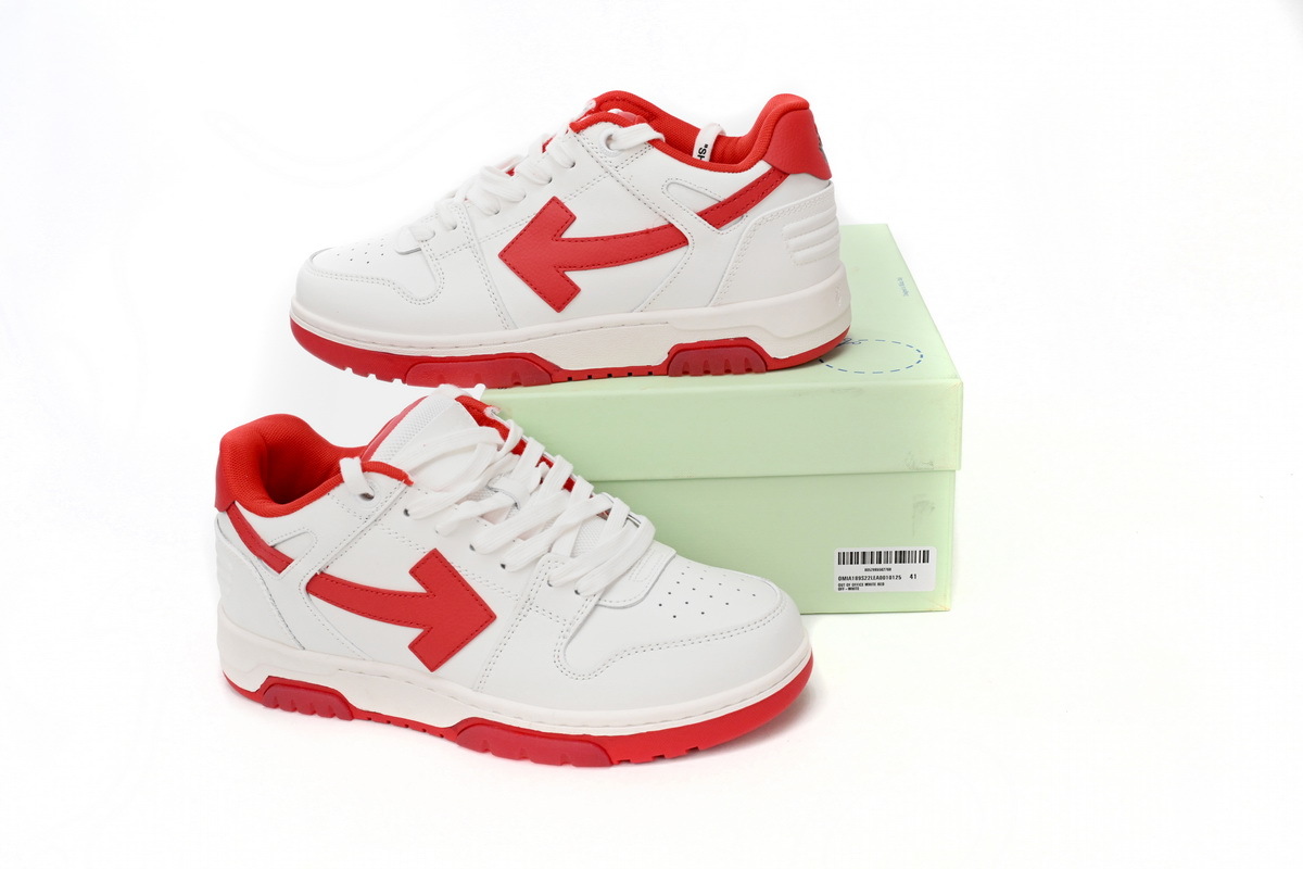 OFF-WHITE Out Of Office White Red OMIA189 C99LEA00 10125