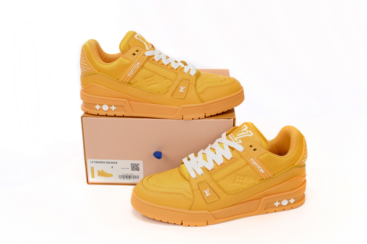 Louis Vuitton Trainer All Yellow Embossing 1AARG0
