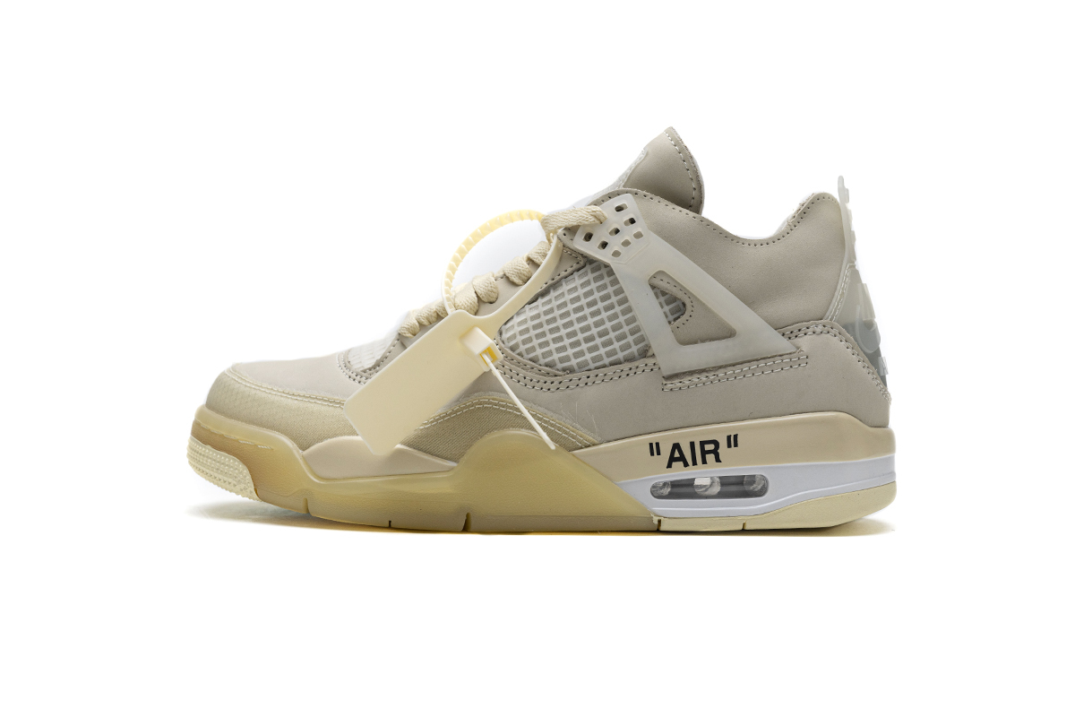 OFF White x Air Jordan 4 Sail CV9388-100