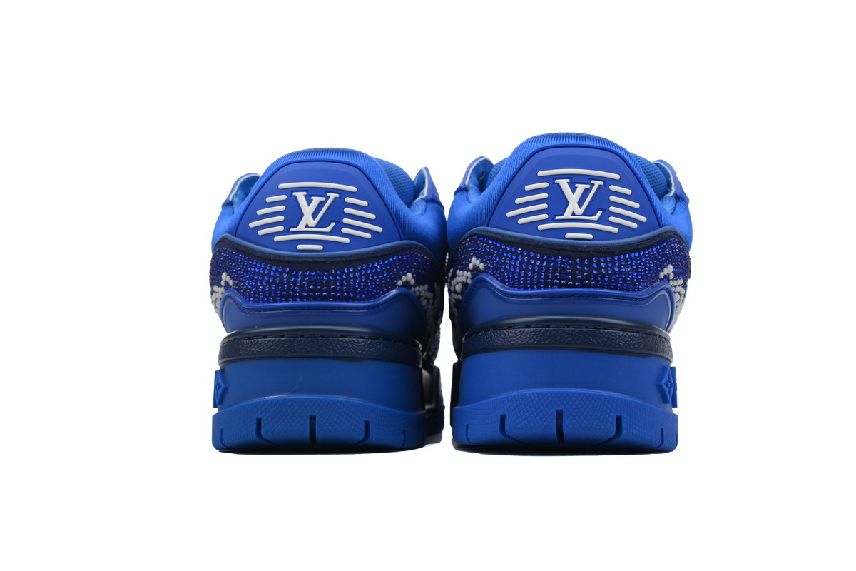 Louis Vuitton Trainer Maxi Blue Swarovksi Crystals