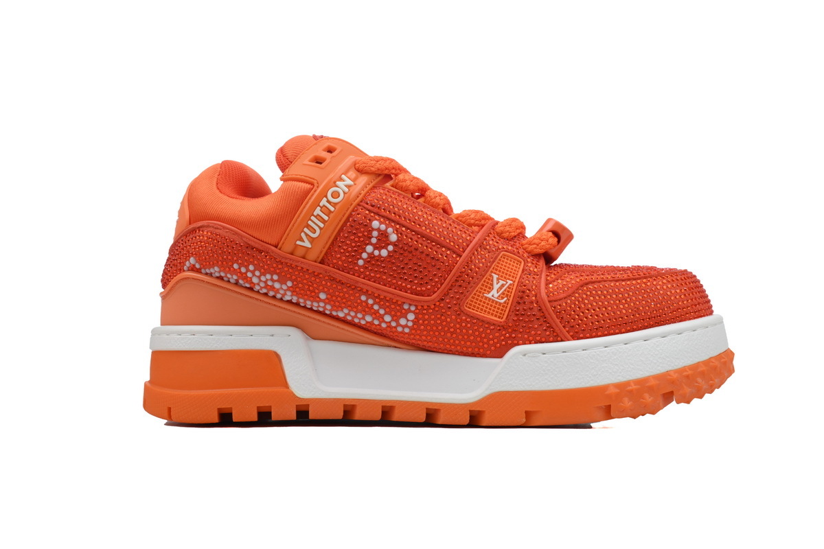 Louis Vuitton Trainer Maxi Orange Swarovksi Crystals