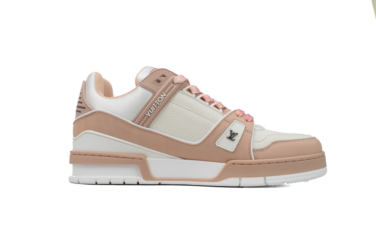 Louis Vuitton Trainer Pink White