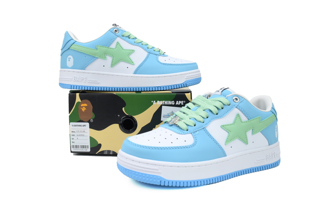 A BATHING APE Bape STA Blue Green 1H70-191-005