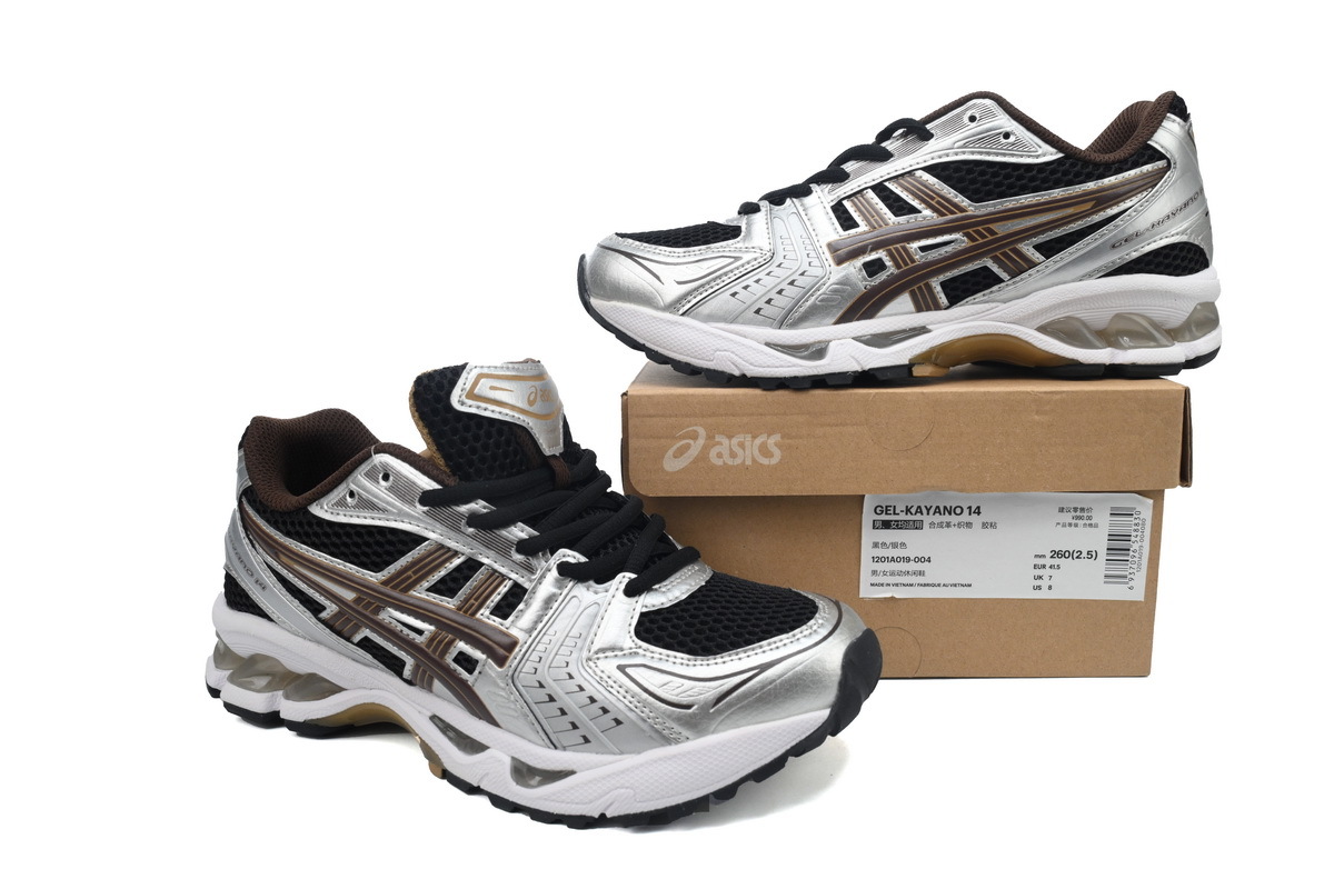 ASICS Gel-Kayano 14 Black Coffee Silver 1201A019-004