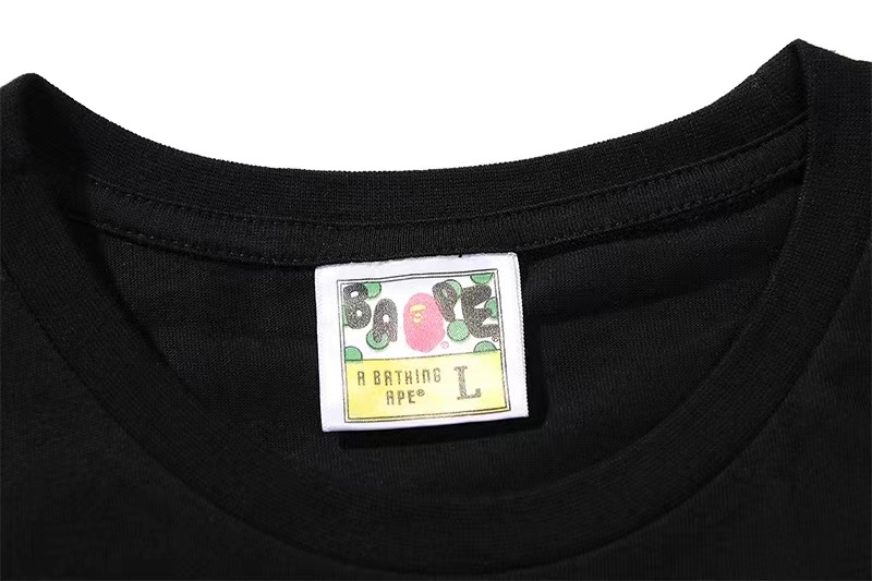 BAPE Bicolor College T-shirt White/Black 134