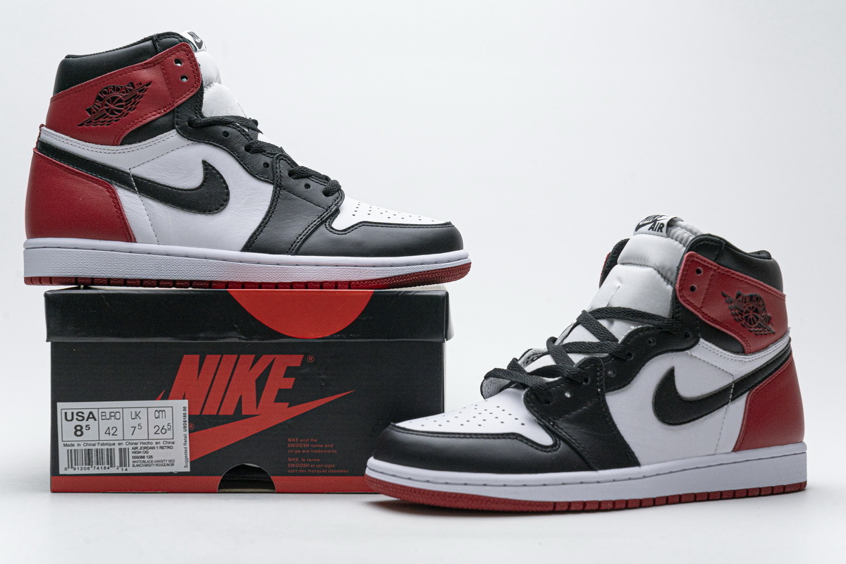 Jordan 1 Retro Black Toe (2016)  555088-125