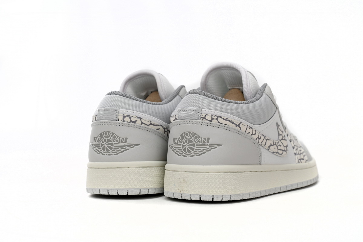 Air Jordan 1 Low PRM Elephant Print DH4269-100
