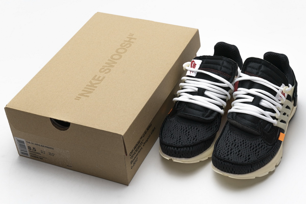 OFF-WHITE x Nike Air Presto Black White AA3830-001
