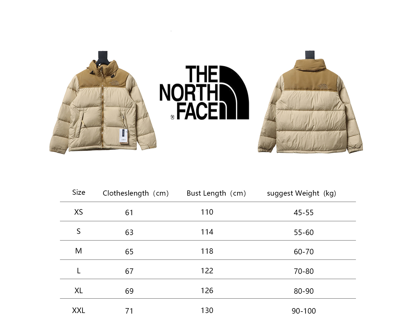 The North Face 1996 Retro 700 Fill Short Down Jacket Yellow