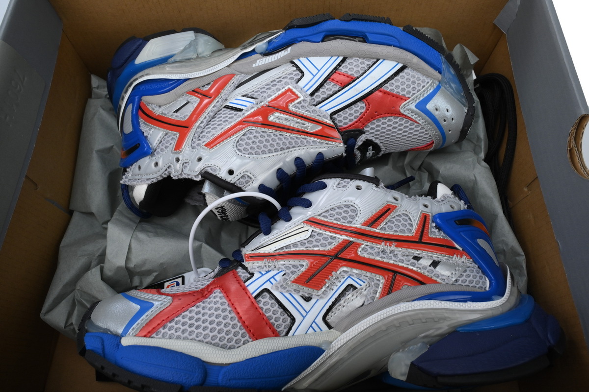 Balenciaga Runner White Blue Orange 677402 W3RB6 1264