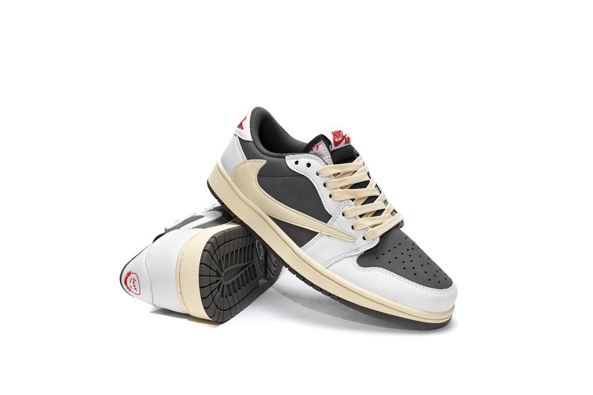 Travis Scott x Air Jordan 1 Low White Brown Barb DM7866-162