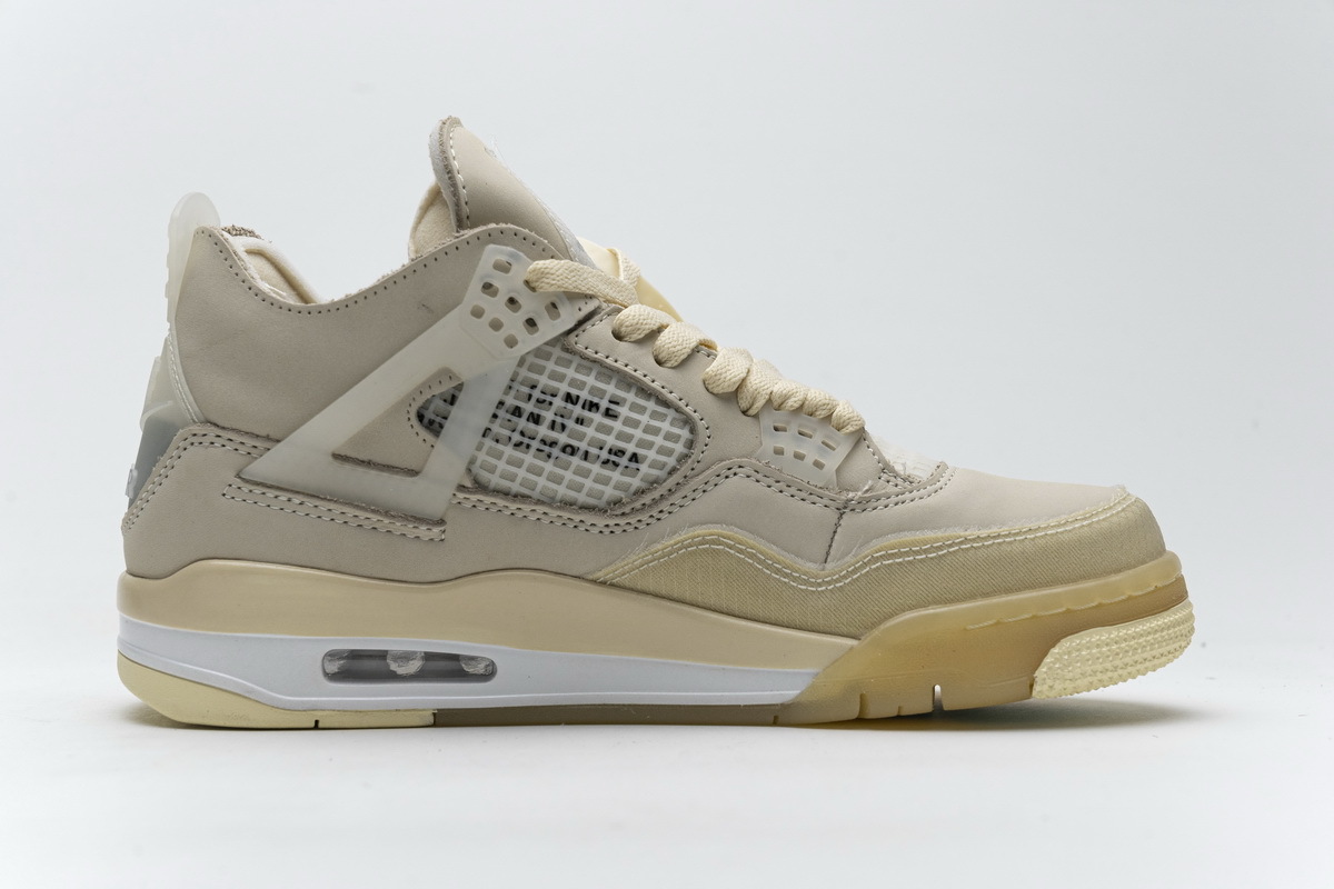 OFF White x Air Jordan 4 Sail CV9388-100