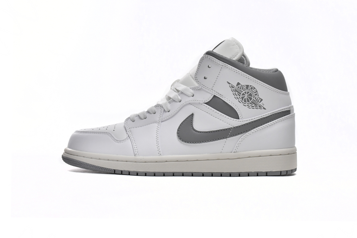 Air Jordan 1 Mid Neutral Grey 554724-135