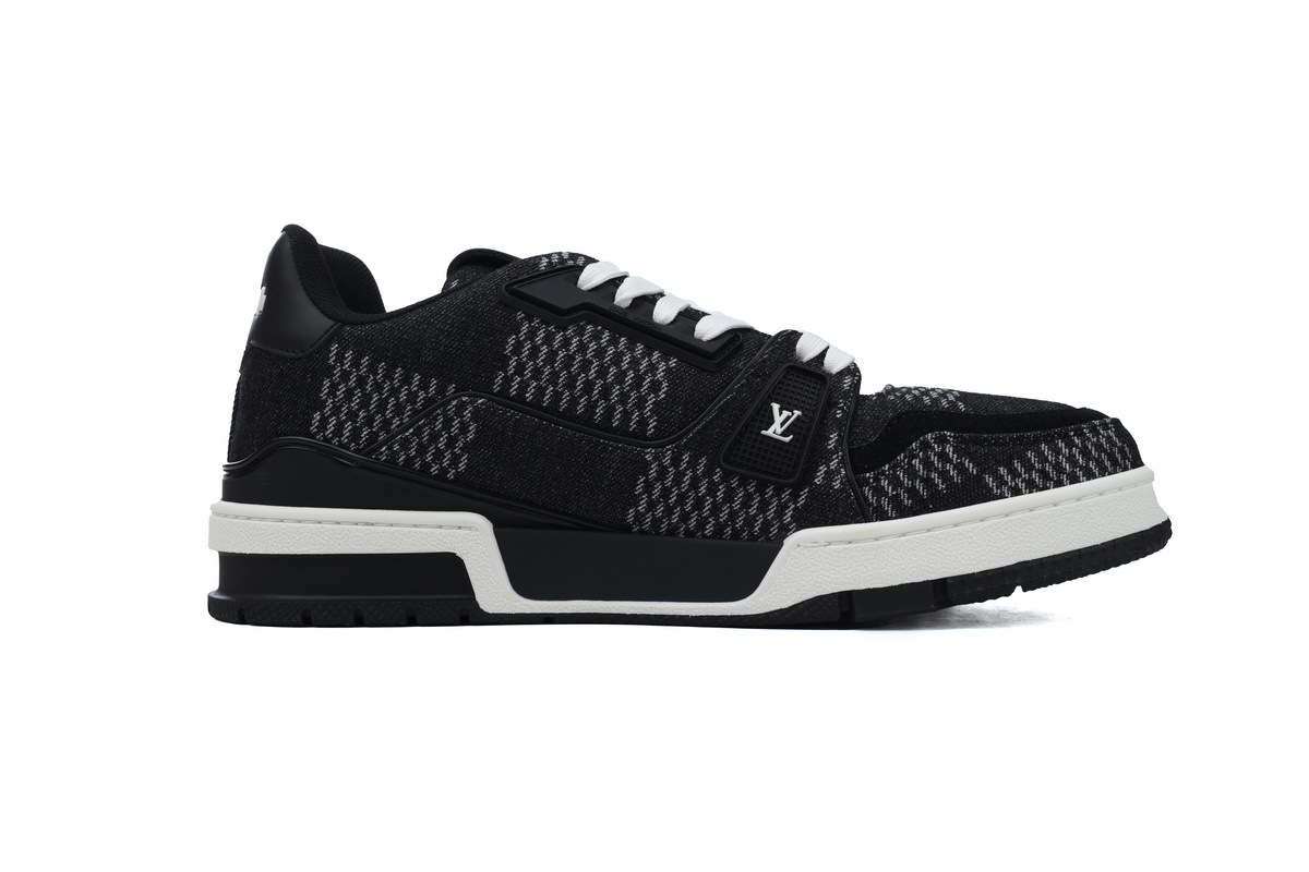 Louis Vuitton Trainer Black Damier 3D Denim