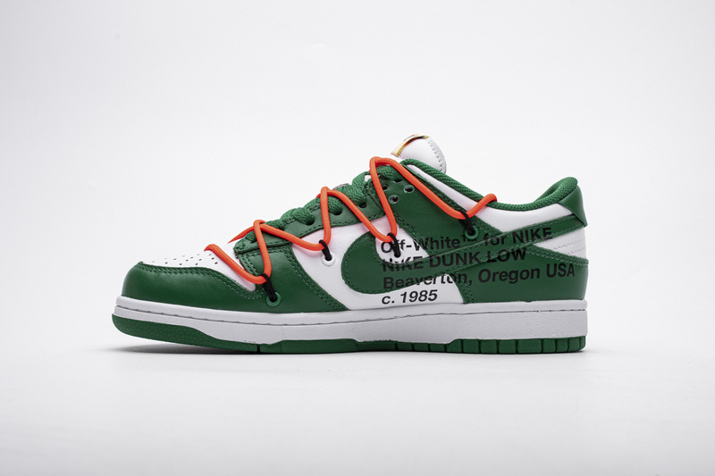 OFF-WHITE x Nike Dunk SB Low Pine Green CT0856-100