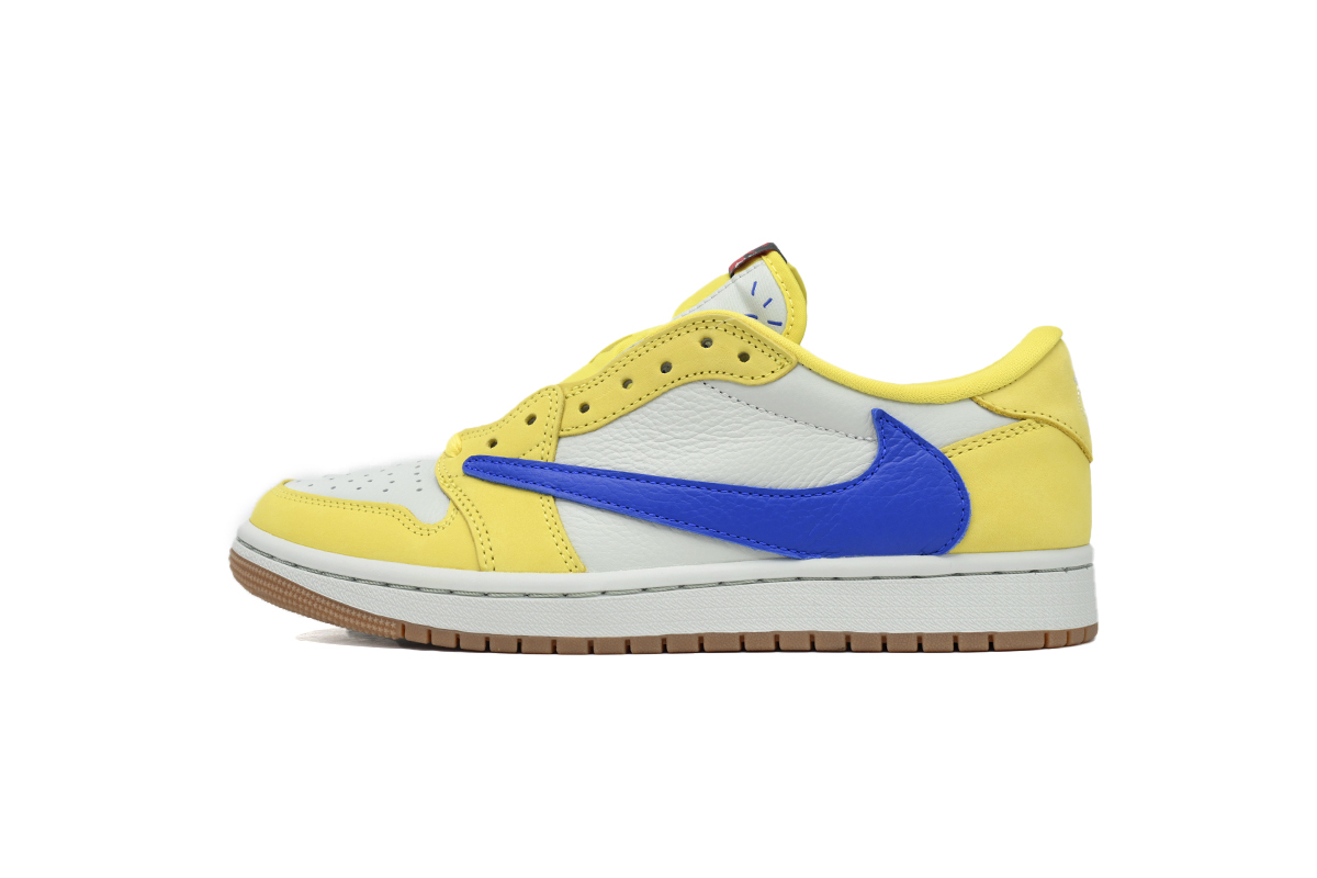 Travis Scott x Air Jordan 1 Low OG Canary DZ4137-700