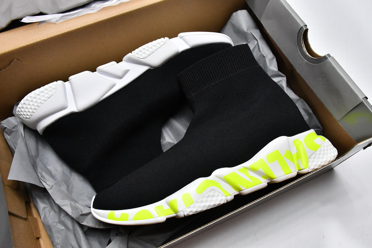 Balenciaga Speed Trainer Black Green