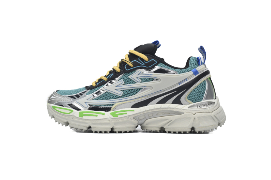 OFF-WHITE Be Right BacK Out Of Blue Green