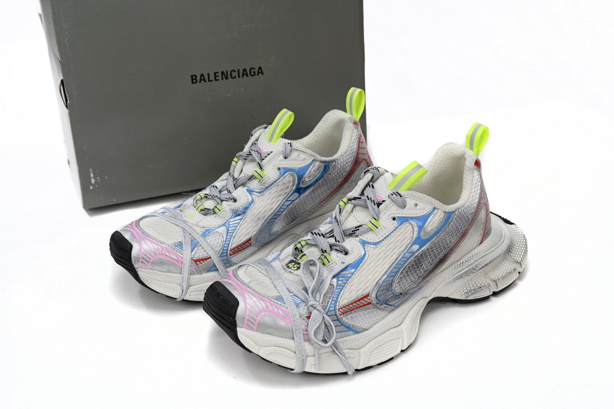 Balenciaga 3XL Sneaker White Multicolor 734734 W3XL5 9645
