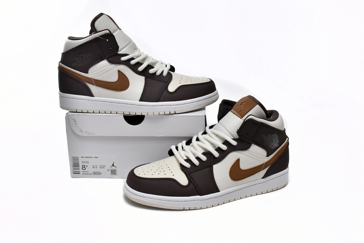 Jordan 1 Mid SE Brown Basalt Oatmeal DO6699-200