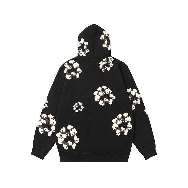 Denim Tears Cactus Tears Wreath Hoodie Black